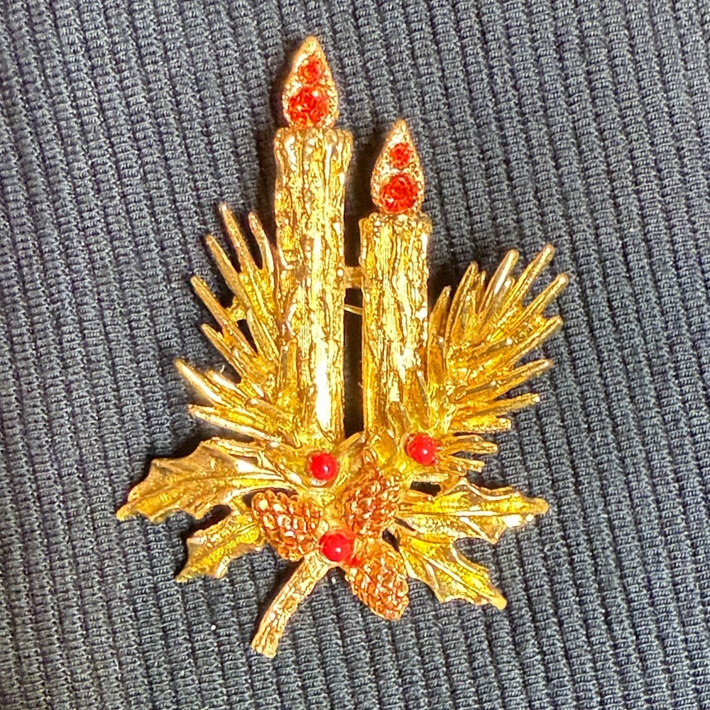 Arthur Pepper Candlesticks Brooch